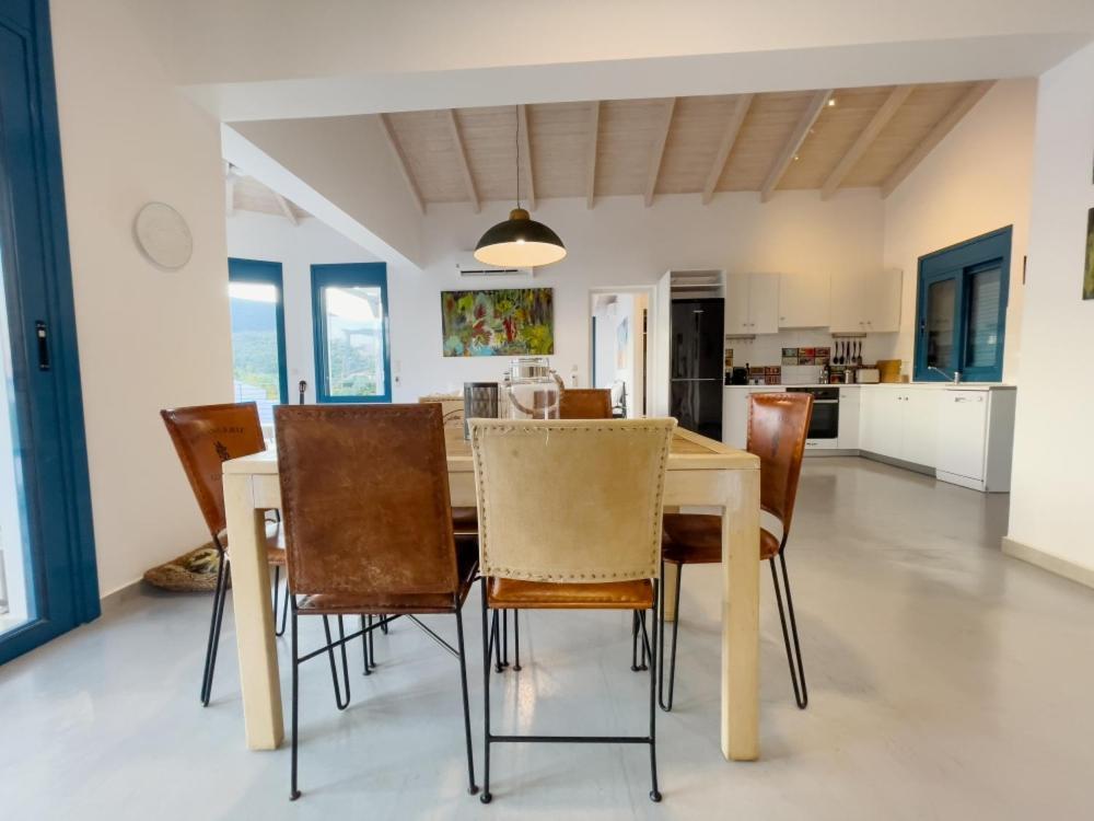 Zidanos Luxurious Sea Front Villa Marandokhórion Kültér fotó