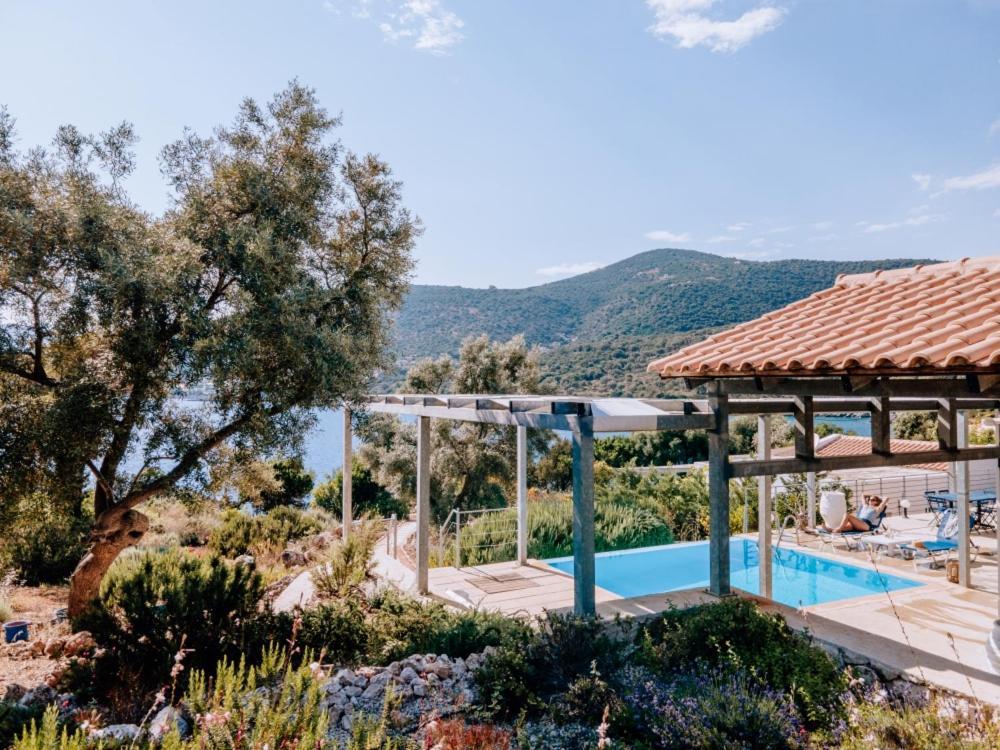 Zidanos Luxurious Sea Front Villa Marandokhórion Kültér fotó
