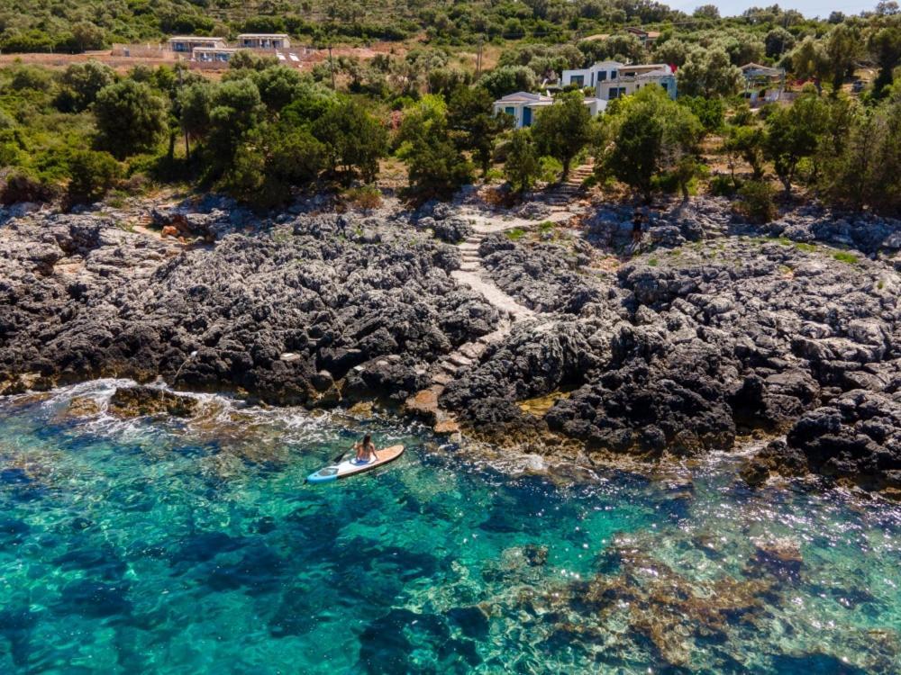 Zidanos Luxurious Sea Front Villa Marandokhórion Kültér fotó