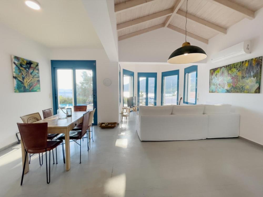 Zidanos Luxurious Sea Front Villa Marandokhórion Kültér fotó