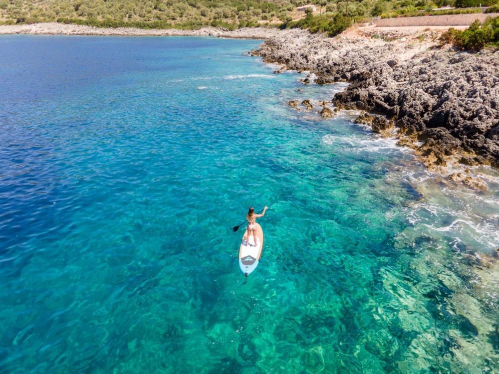 Zidanos Luxurious Sea Front Villa Marandokhórion Kültér fotó