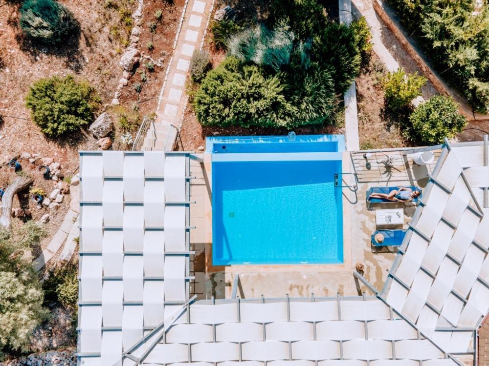 Zidanos Luxurious Sea Front Villa Marandokhórion Kültér fotó